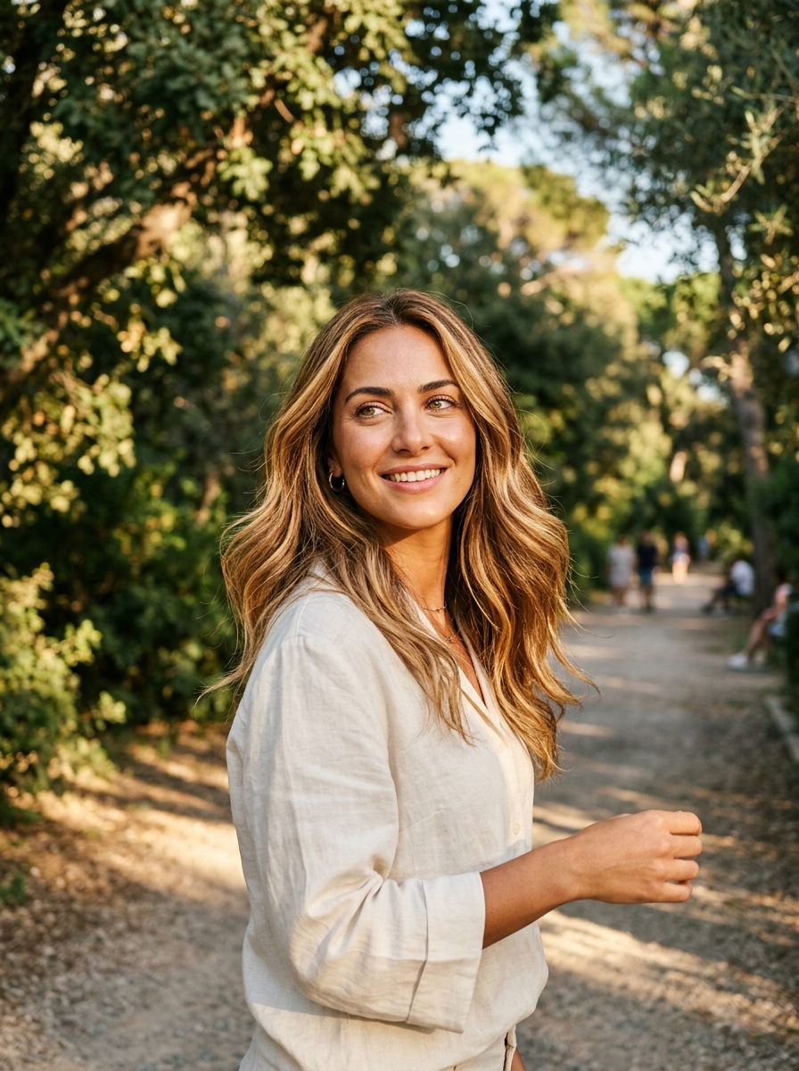 Butterscotch Blonde Highlights