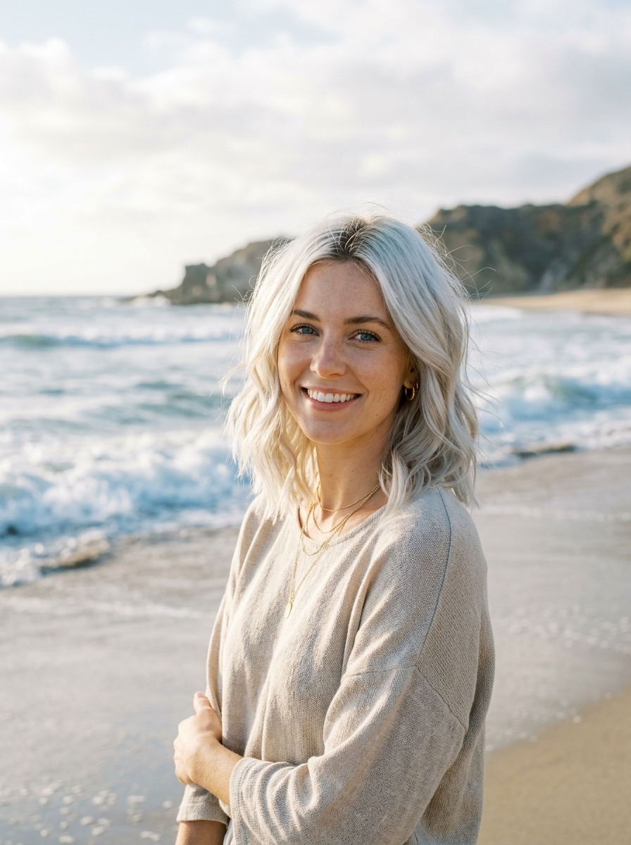 Beachy Platinum Blonde