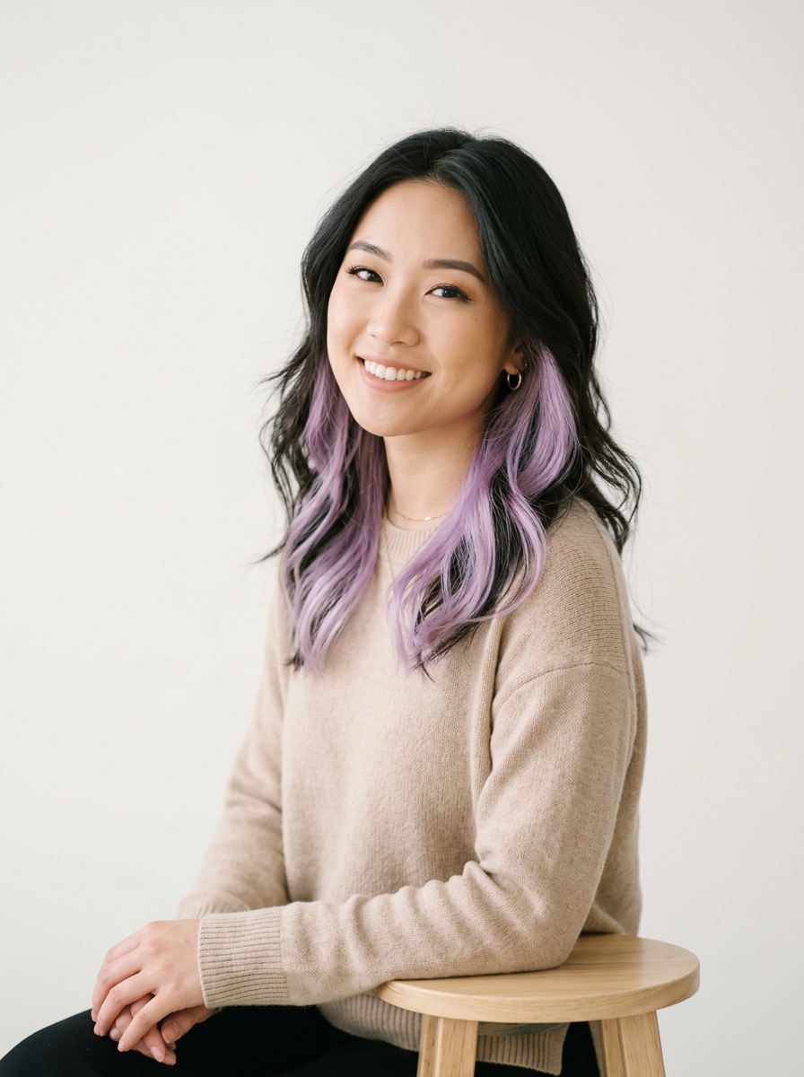 Pastel Peekaboo Highlights