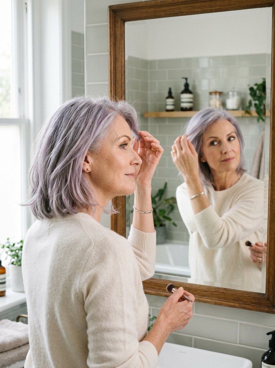 Smoky Lavender-Gray Blend