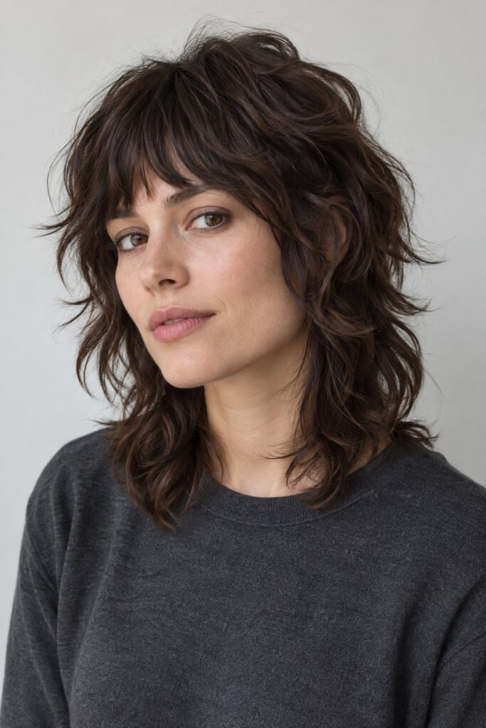 Choppy Fringe with a Shag