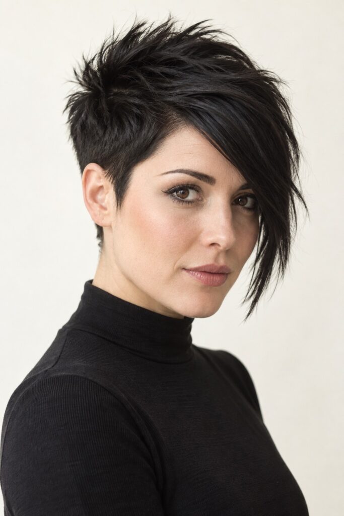 Gothic Pixie Cut