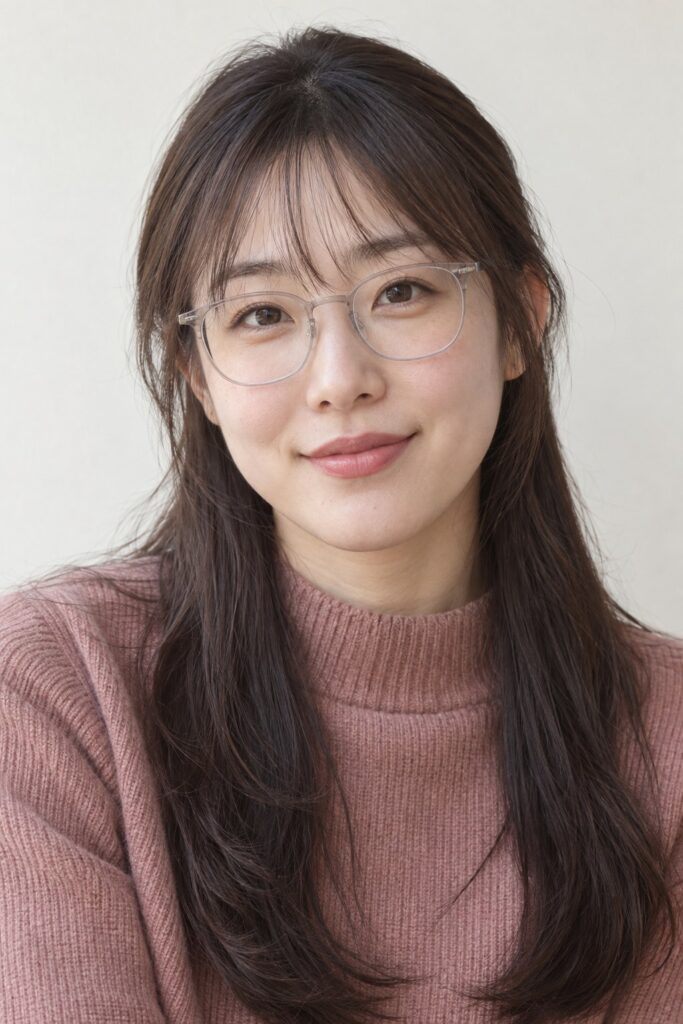 Korean-Inspired See-Through Bangs