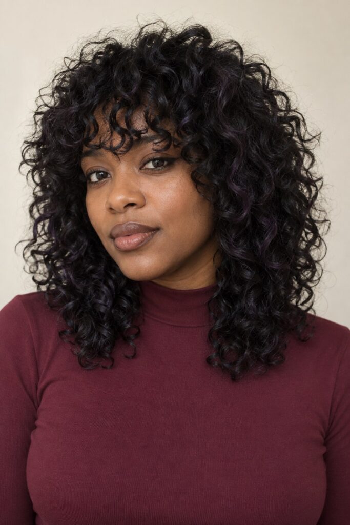Curly Goth Shag