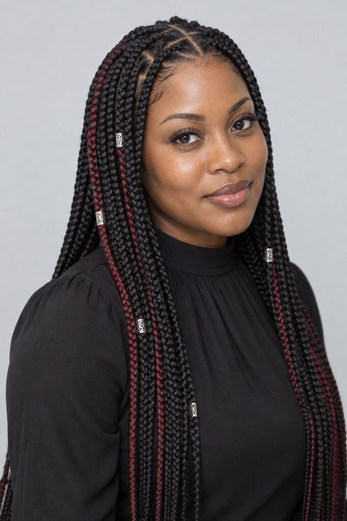 Gothic Box Braids