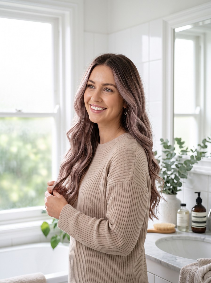 Mocha Mauve Balayage