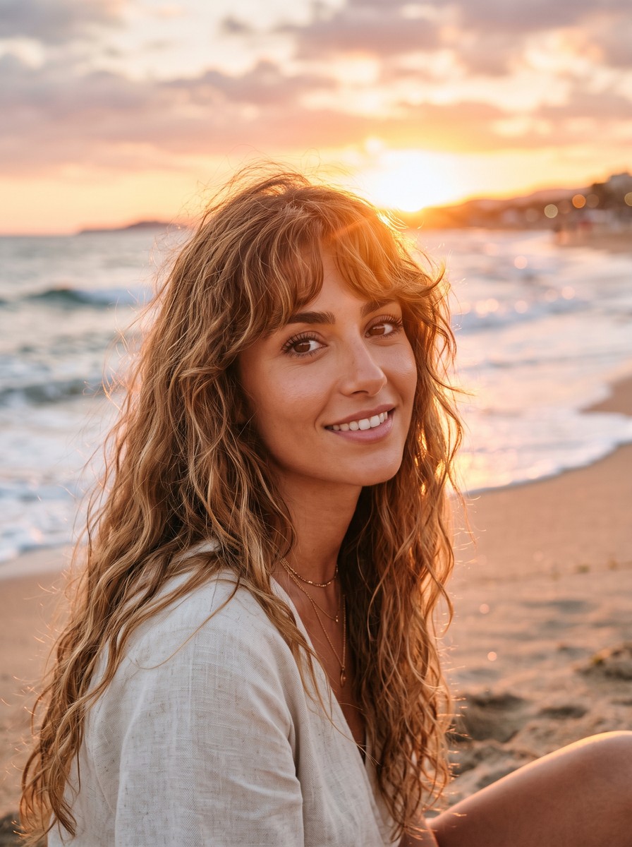 Beachy Wavy Birkin Bangs