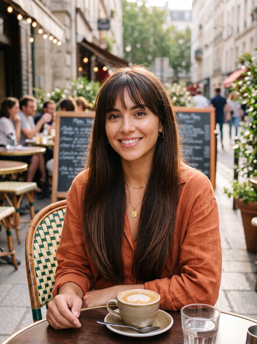 Debulked Birkin Bangs for Thick Hair