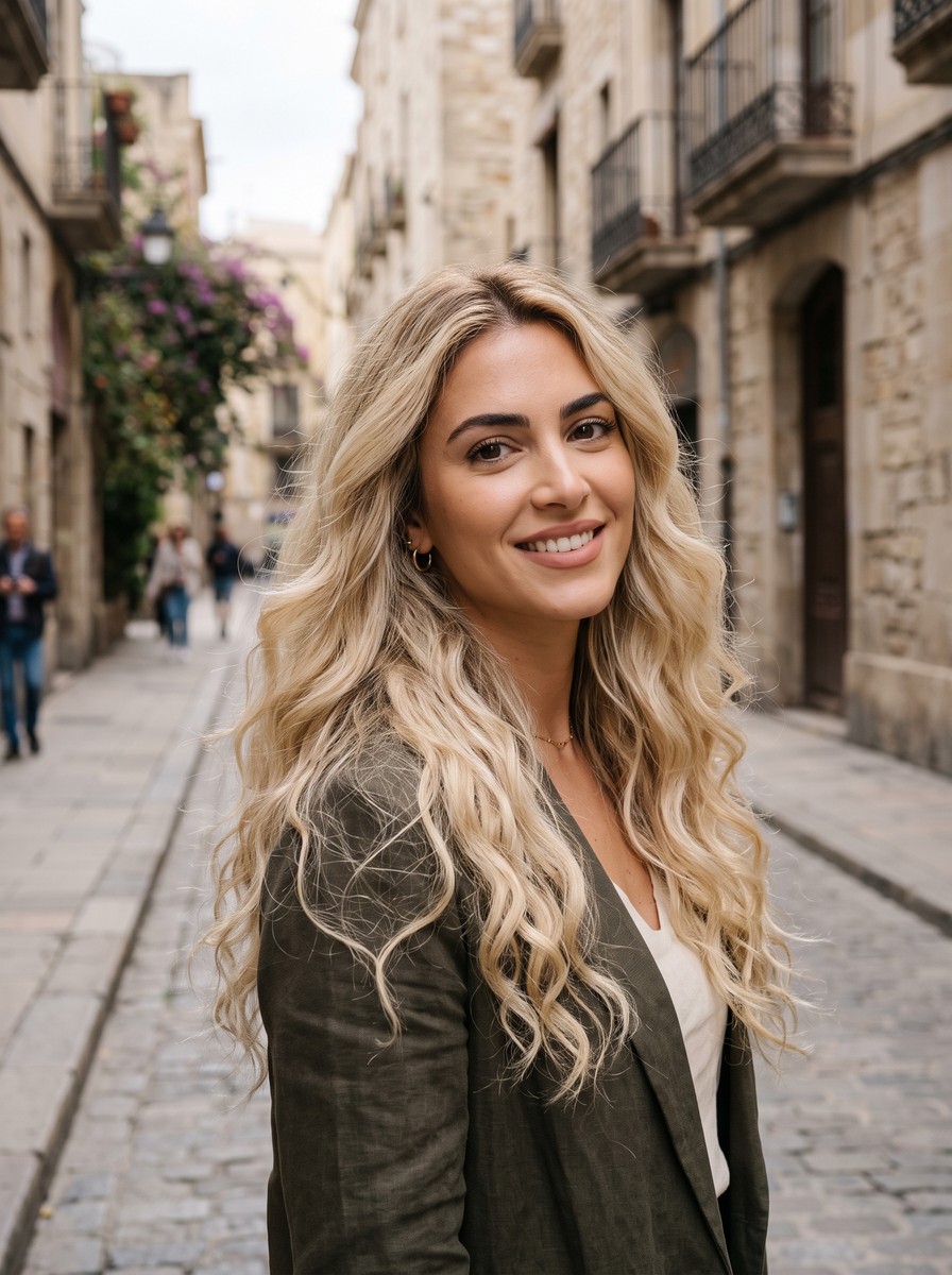 Shadow-Root Butter Blonde