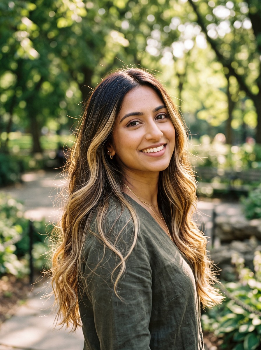 Butter Balayage on Brunette
