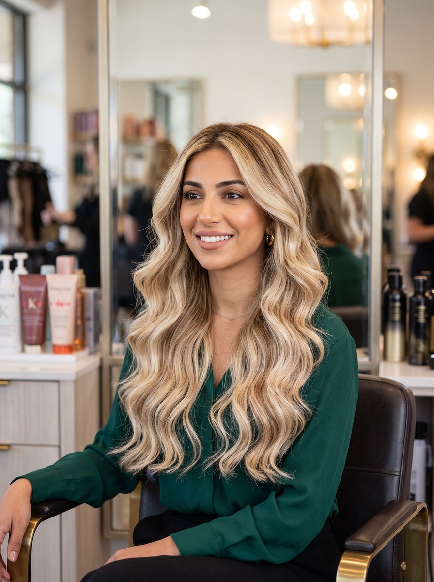 Butter Blonde Reverse Balayage