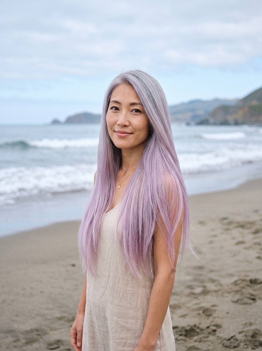 Silver-to-Lilac Melt