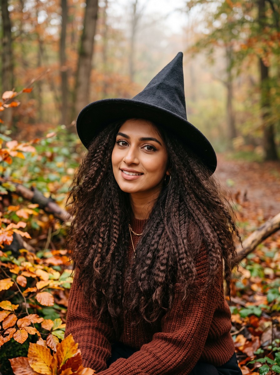 Witchy Braid-Out Crimp