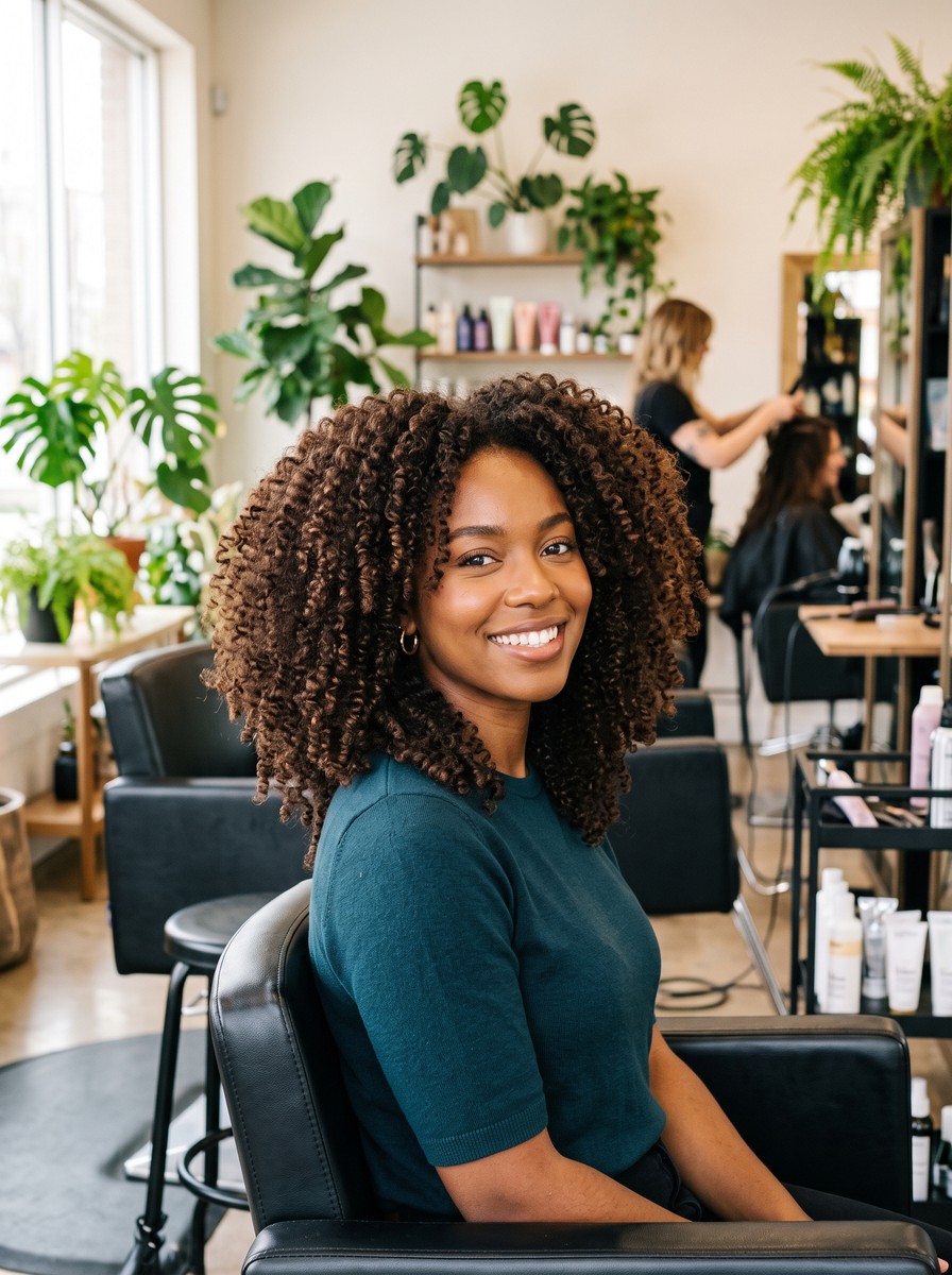 Defined Curl Reshape Cut