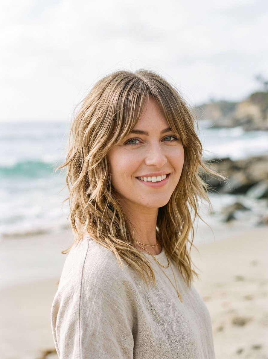 Shoulder-Length Modern Shag