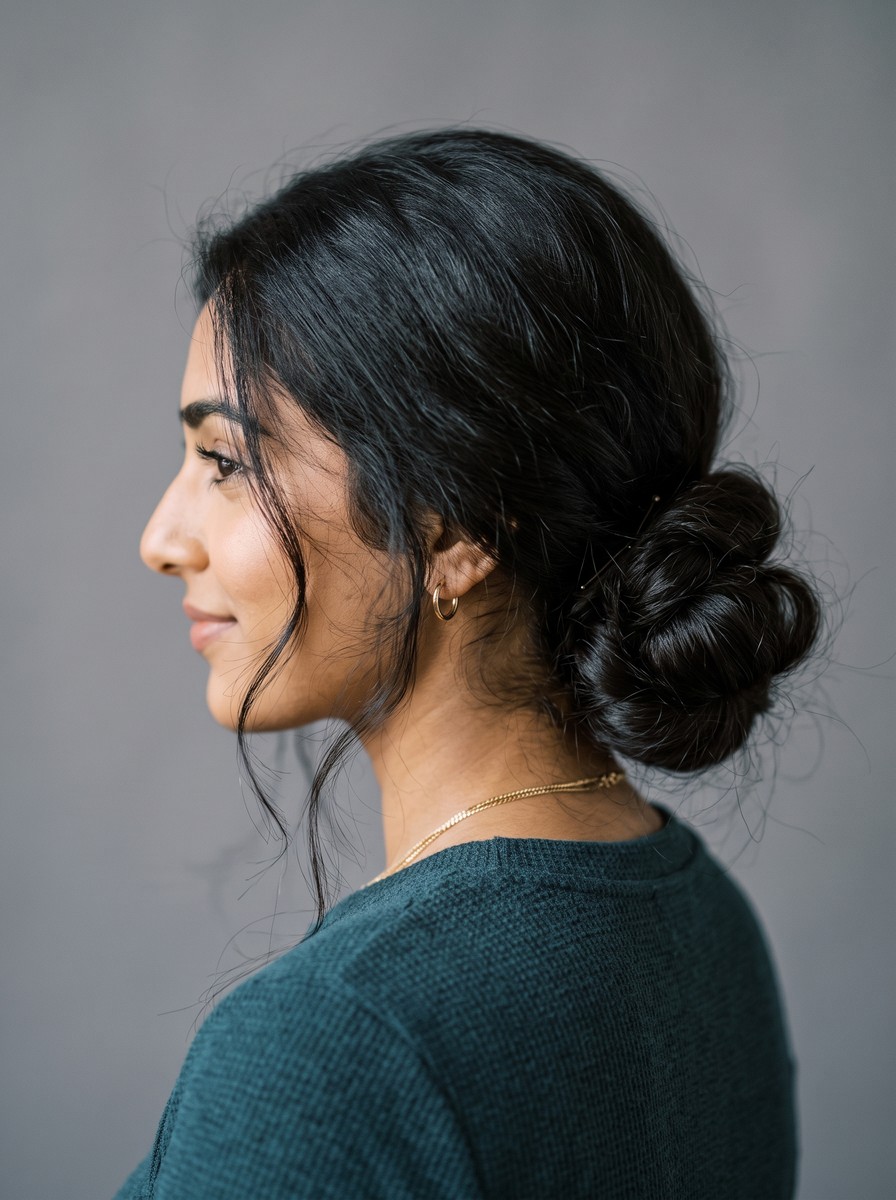Low Twisted Chignon