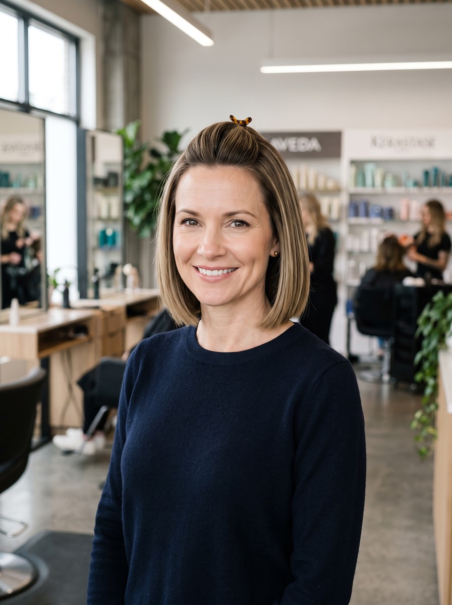 Half-Up for Short Bobs