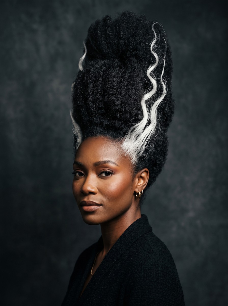Bride of Frankenstein White Lightning Streaks