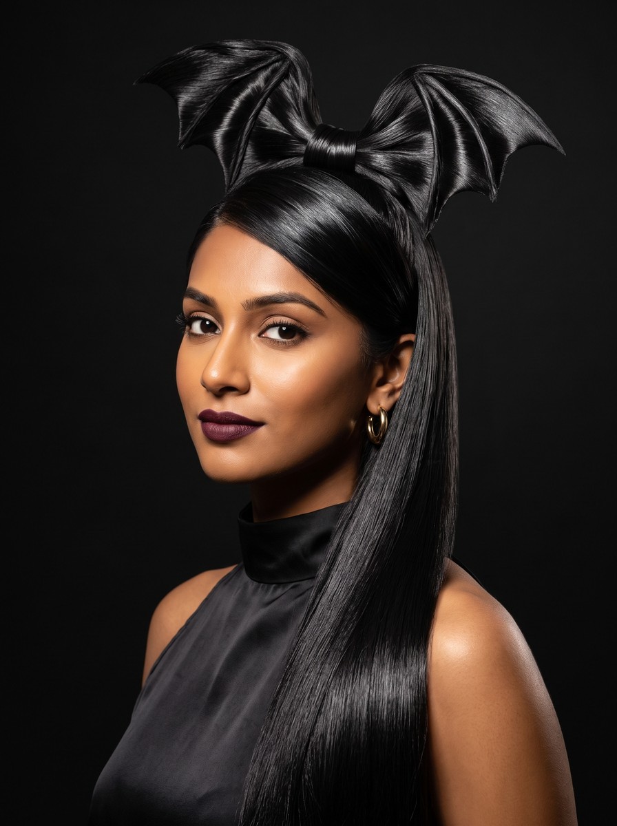 Bat-Wing Hair Bow