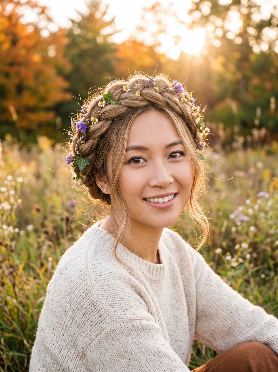 Woodland Fairy Crown Braid