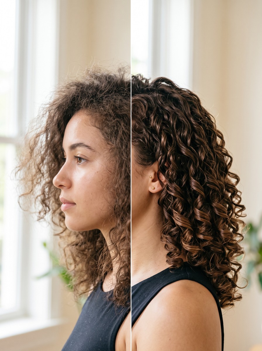 How to Get Rid of Curly Hair Frizz at Home for Defined, Glossy Curls