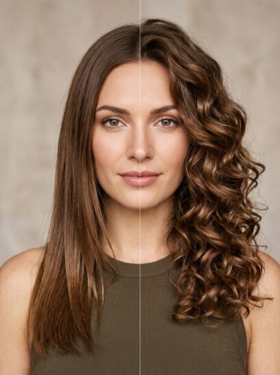 How to Get Bouncy Flat Iron Curls at Home