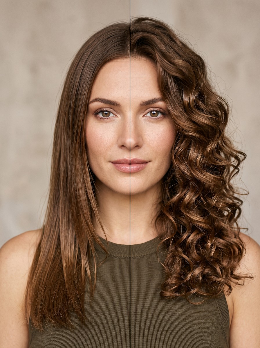 How to Get Bouncy Flat Iron Curls at Home