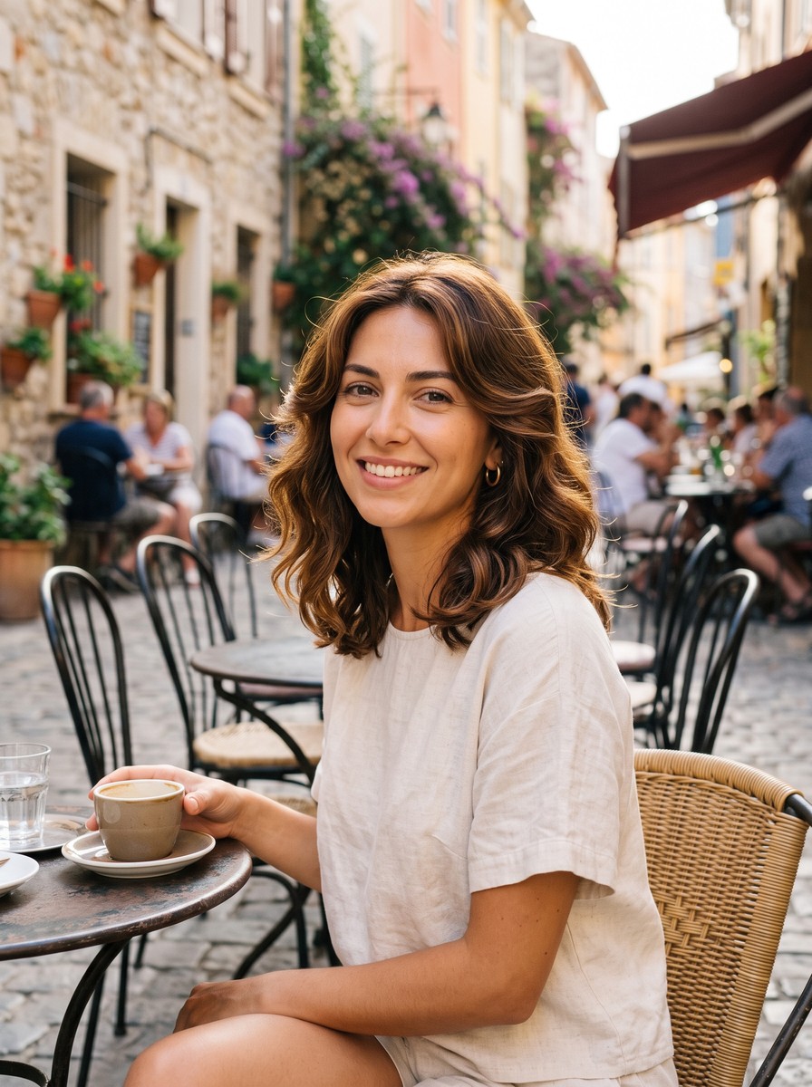 Wavy Lob With Diagonal-Back Layers
