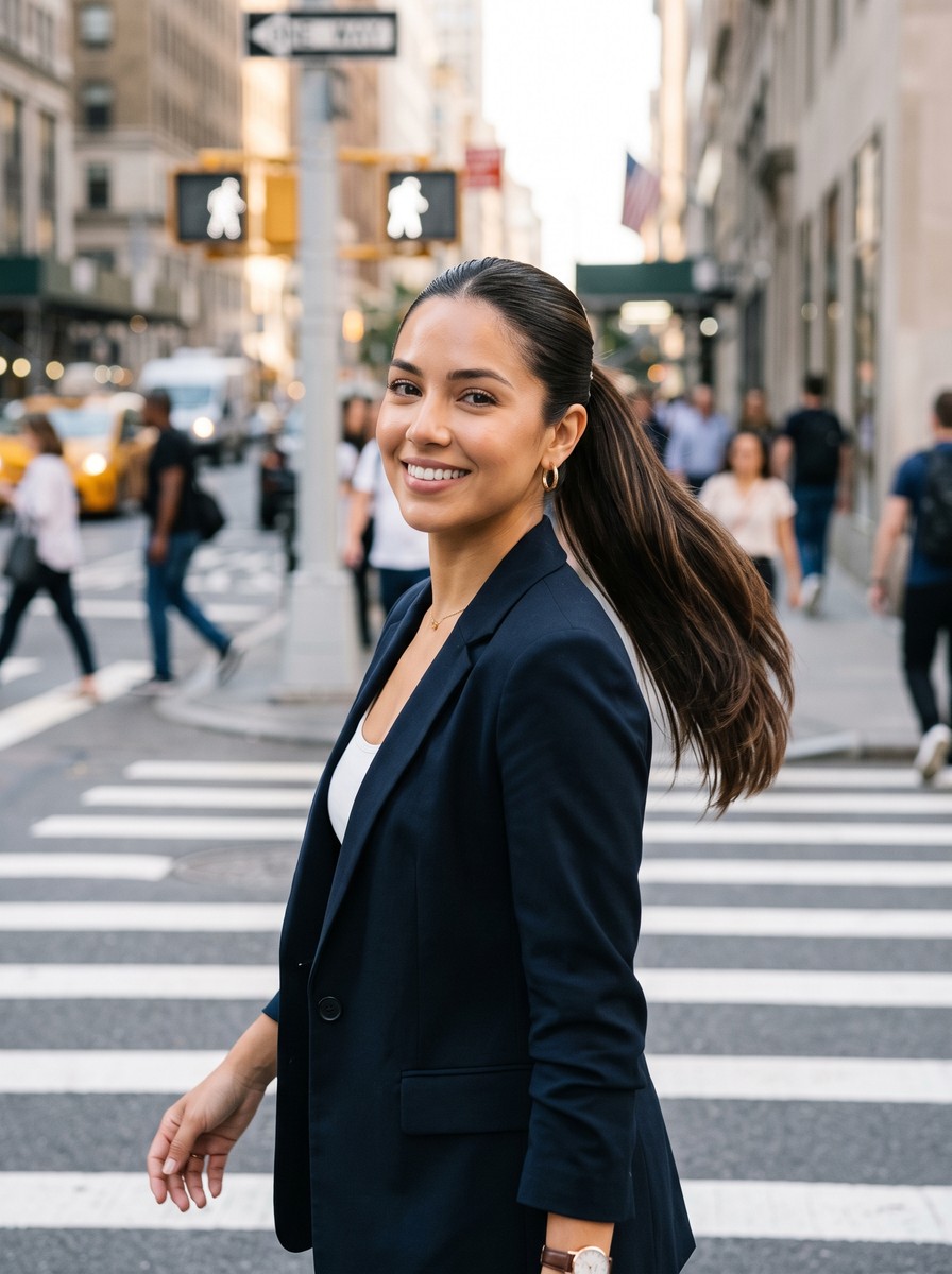 Ponytail-Proof Layers with a Collarbone-Length Shortest Piece
