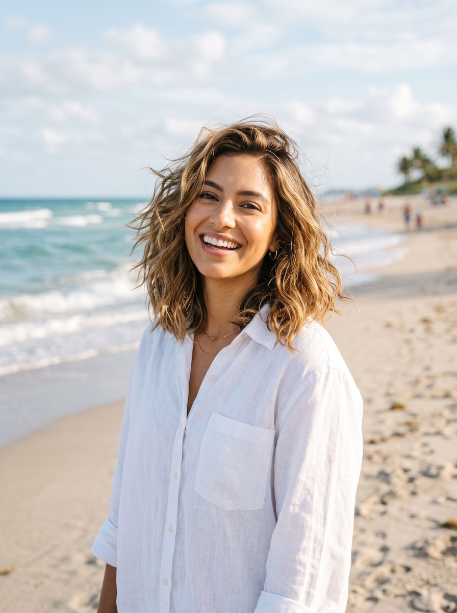 Wavy Lob with Two Long Layers