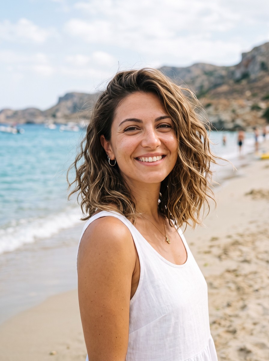 Tousled Beach Wave Lob