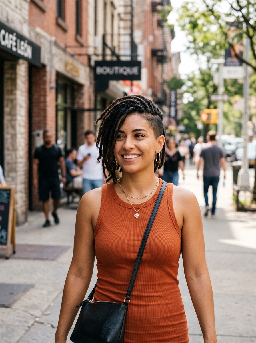 Side-Swept Asymmetric Locs
