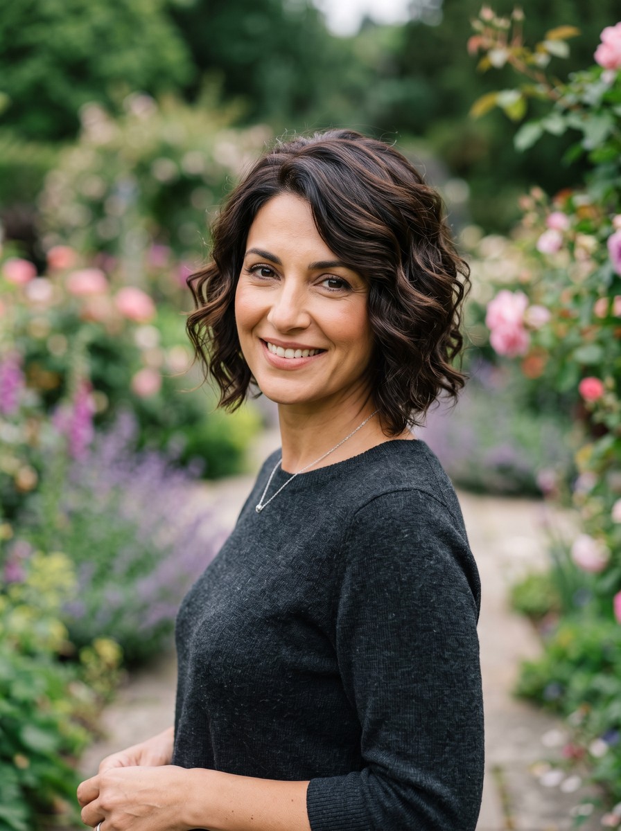 Soft Romantic Curls Long Pixie Bob