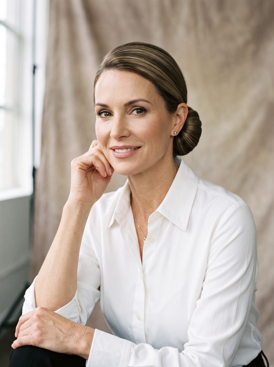 Sleek Low Chignon