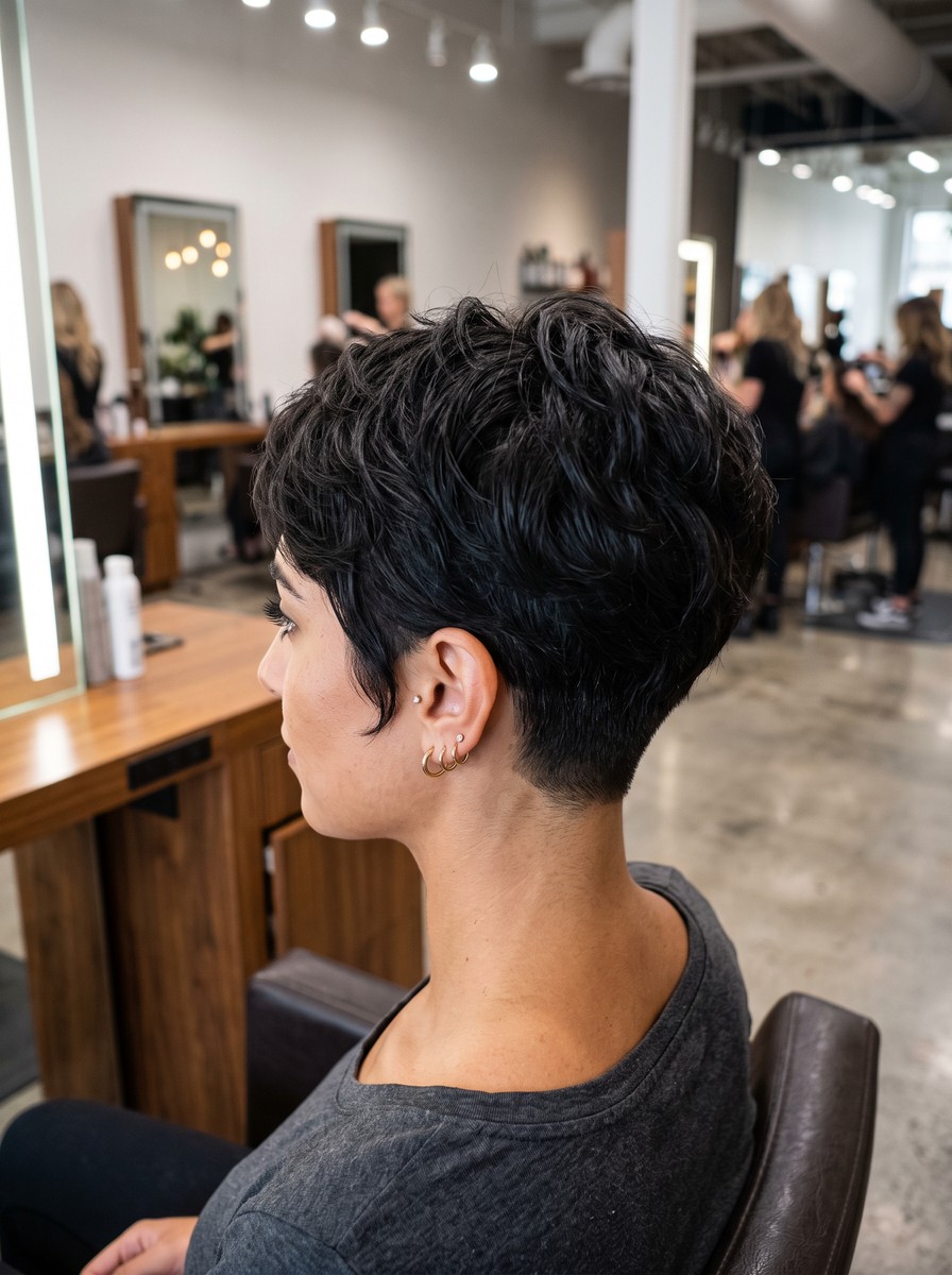 Nape-Undercut Pixie