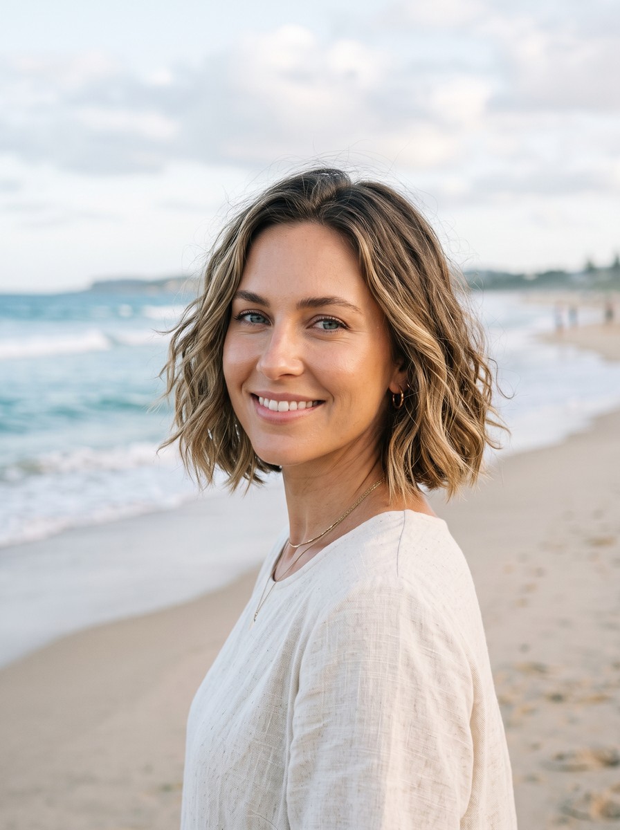 Point-Cut Wavy Bob