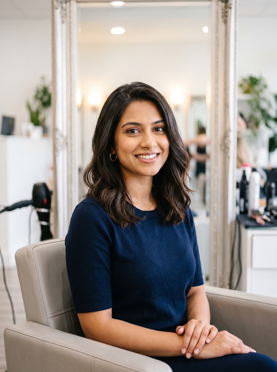 Soft One-Length Shoulder Cut