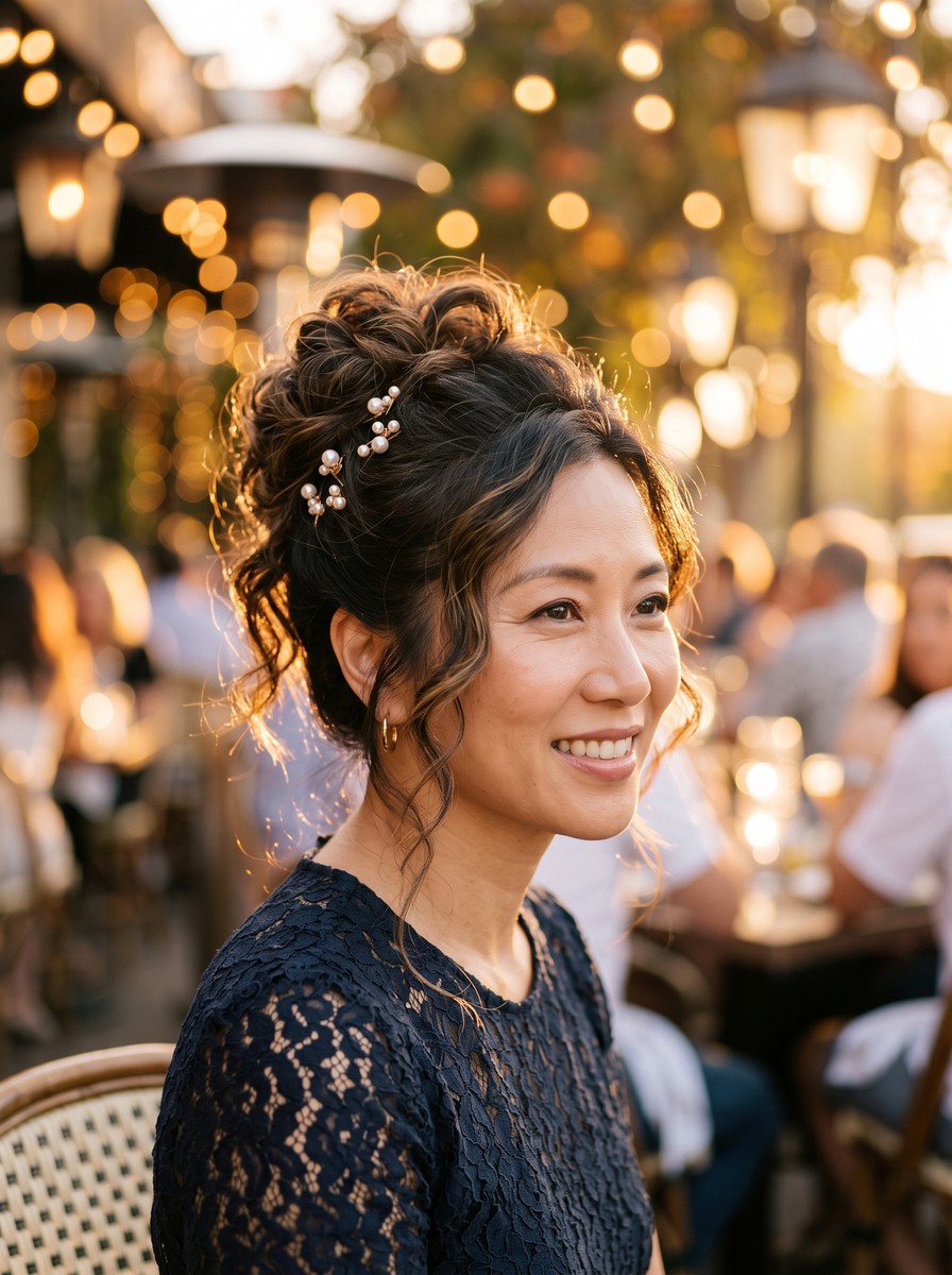Date-Night Messy Bun
