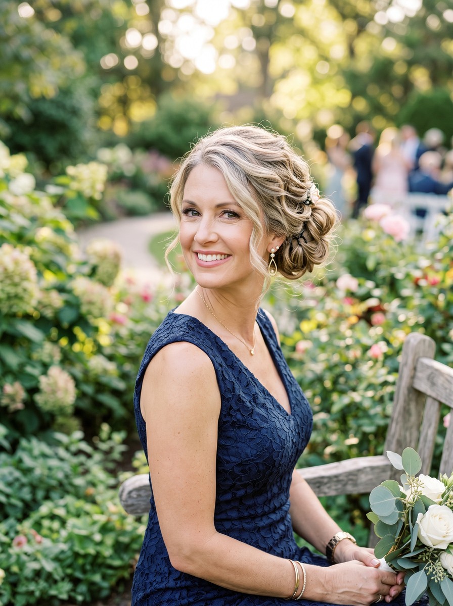 Wedding-Guest Messy Bun