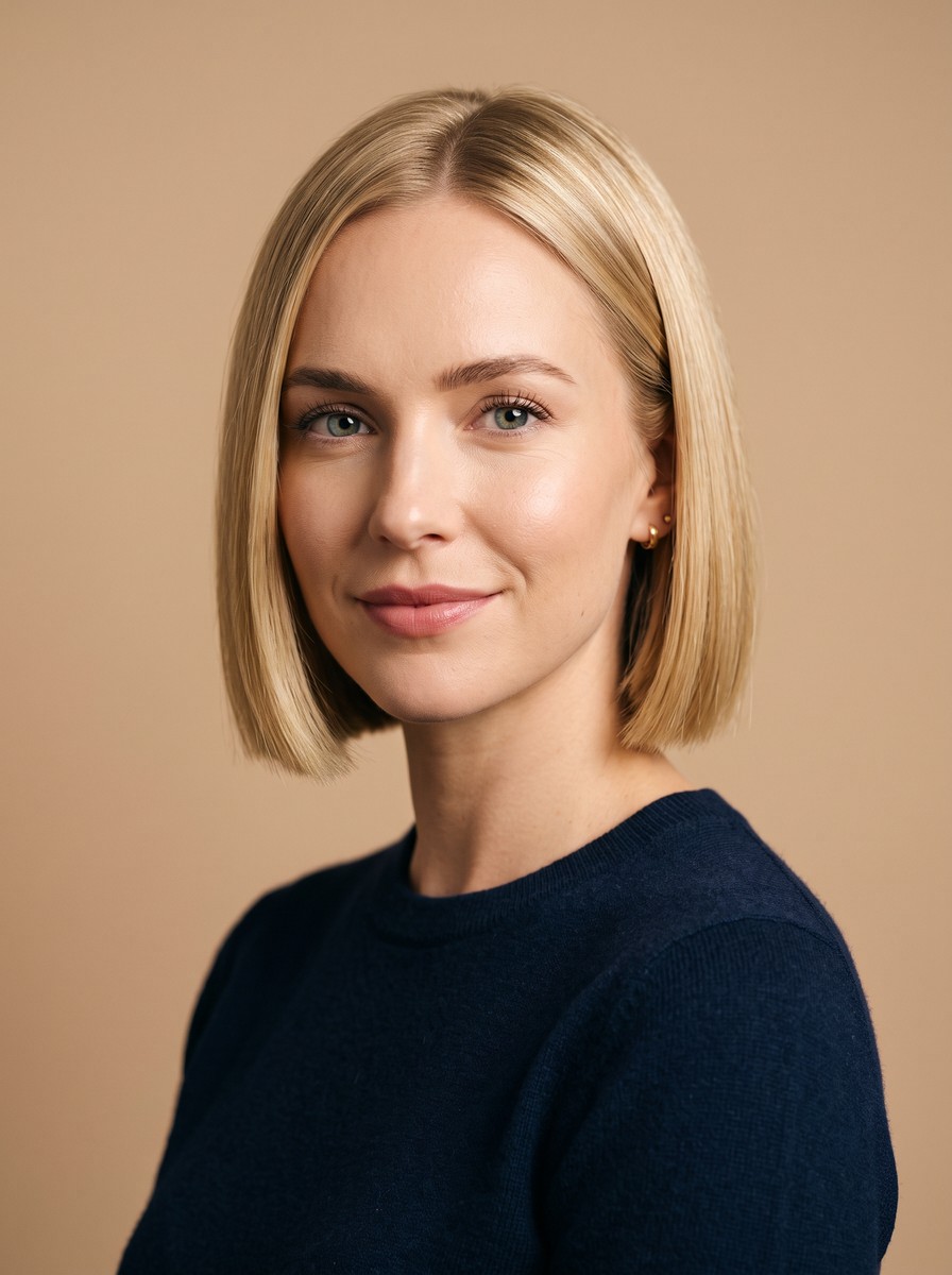 Feather-Light Blunt Micro Bob for Fine Hair