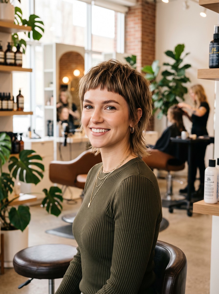 Mixie with Micro Bangs