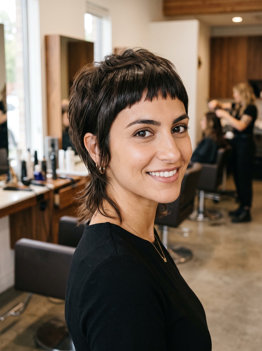 Mixie With Micro Bangs