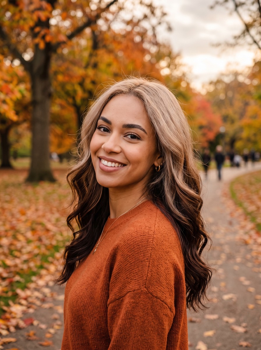Reverse Ombre: Light Roots to Deep Ends
