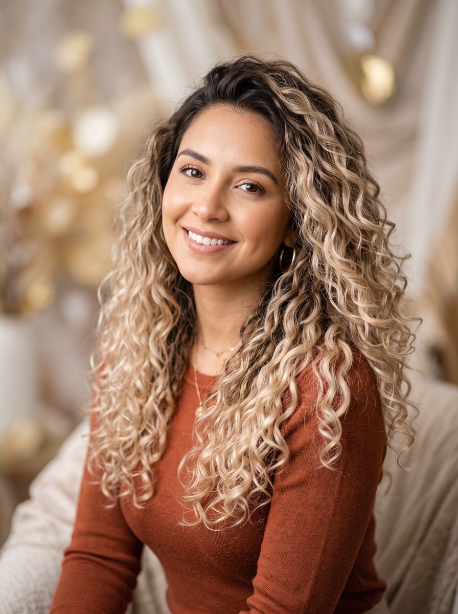 Champagne Blonde Soft Ombre
