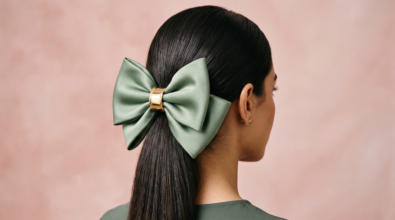 20 Polished Oversized Bow Hairstyle Ideas, From Velvet Chignons to Curly Pineapples