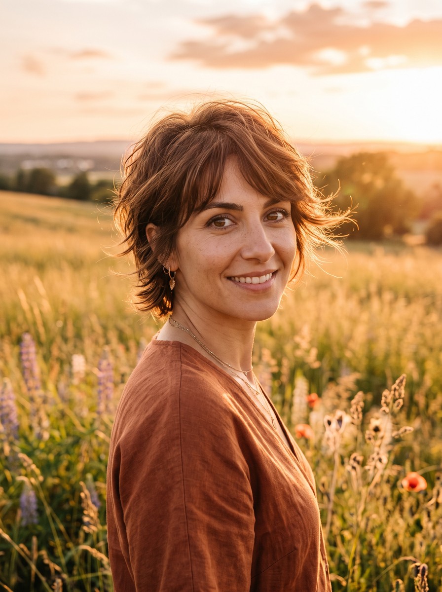 Grown-Out Shaggy Pixie