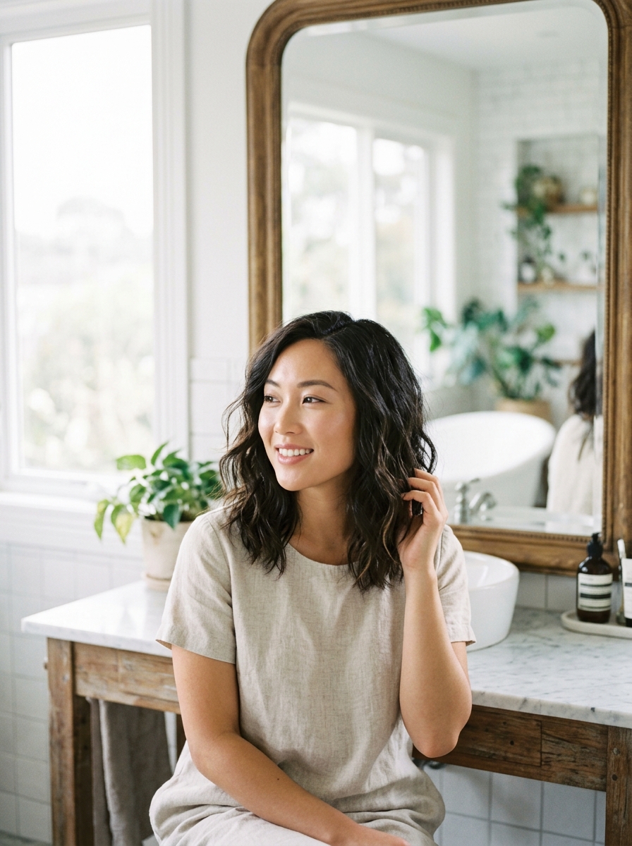 Wash-and-Wear Shag Lob