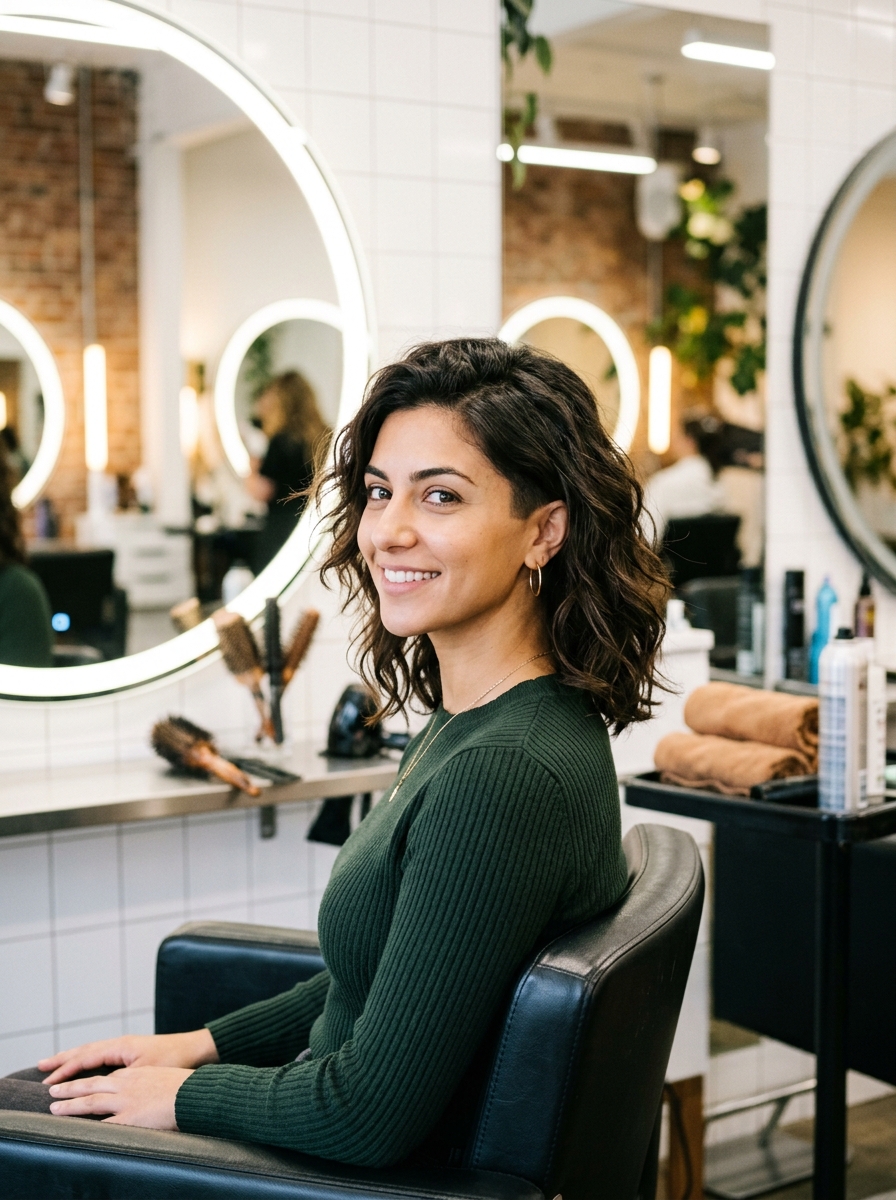Undercut Shag Lob