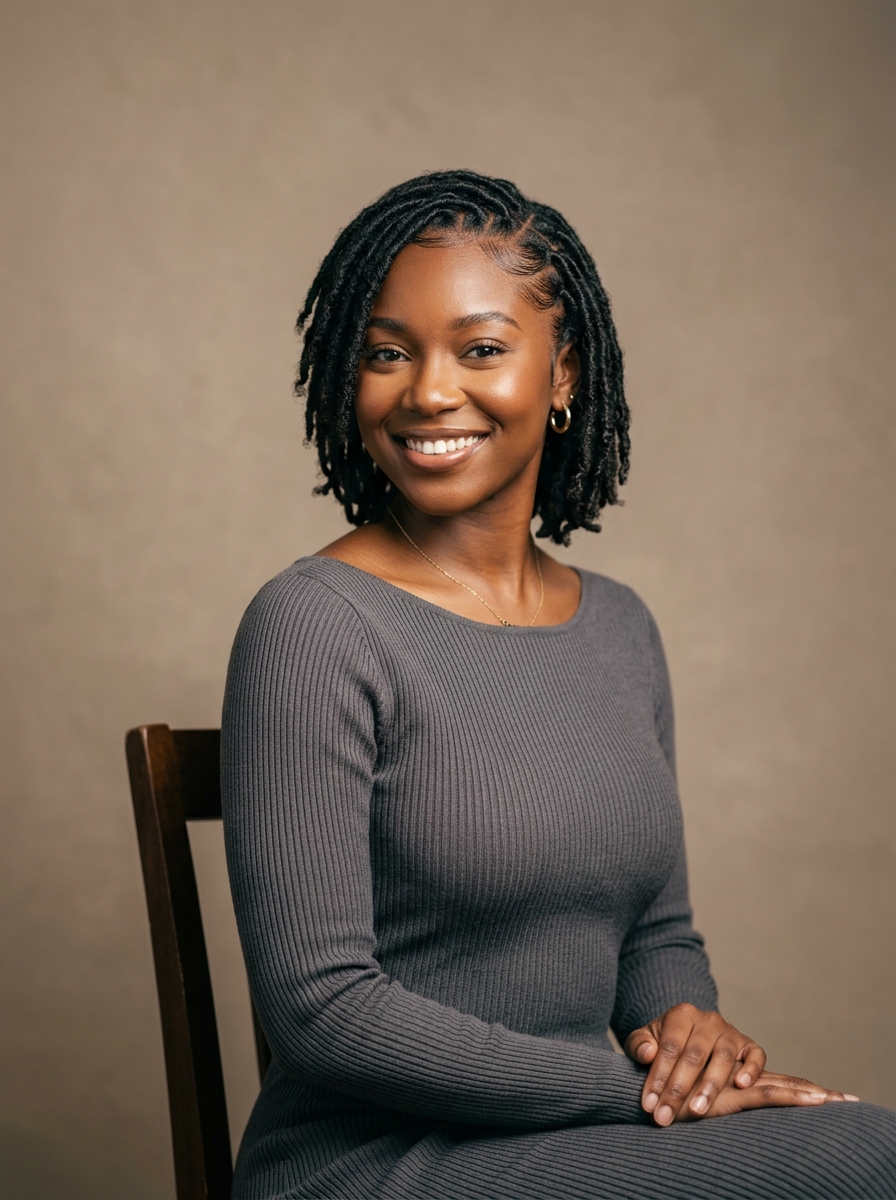 Chin-Length Starter Locs