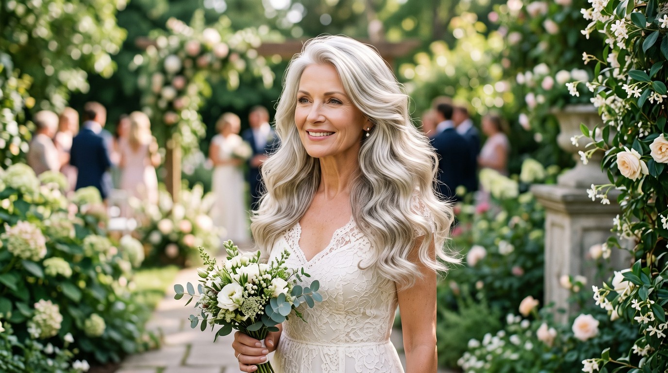 20 Classic Wedding Hairstyles for Women Over 60